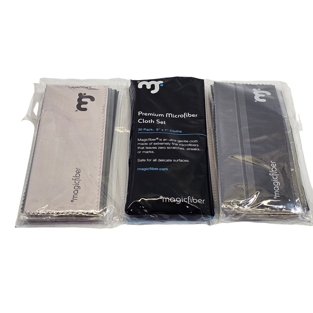 MagicFiber WM0008 Premium Microfiber Cloth Set 28 Pack 6x7 Screen Lens Cleaner